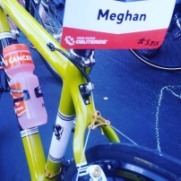 Meghan rode Abby's cyclocross bike